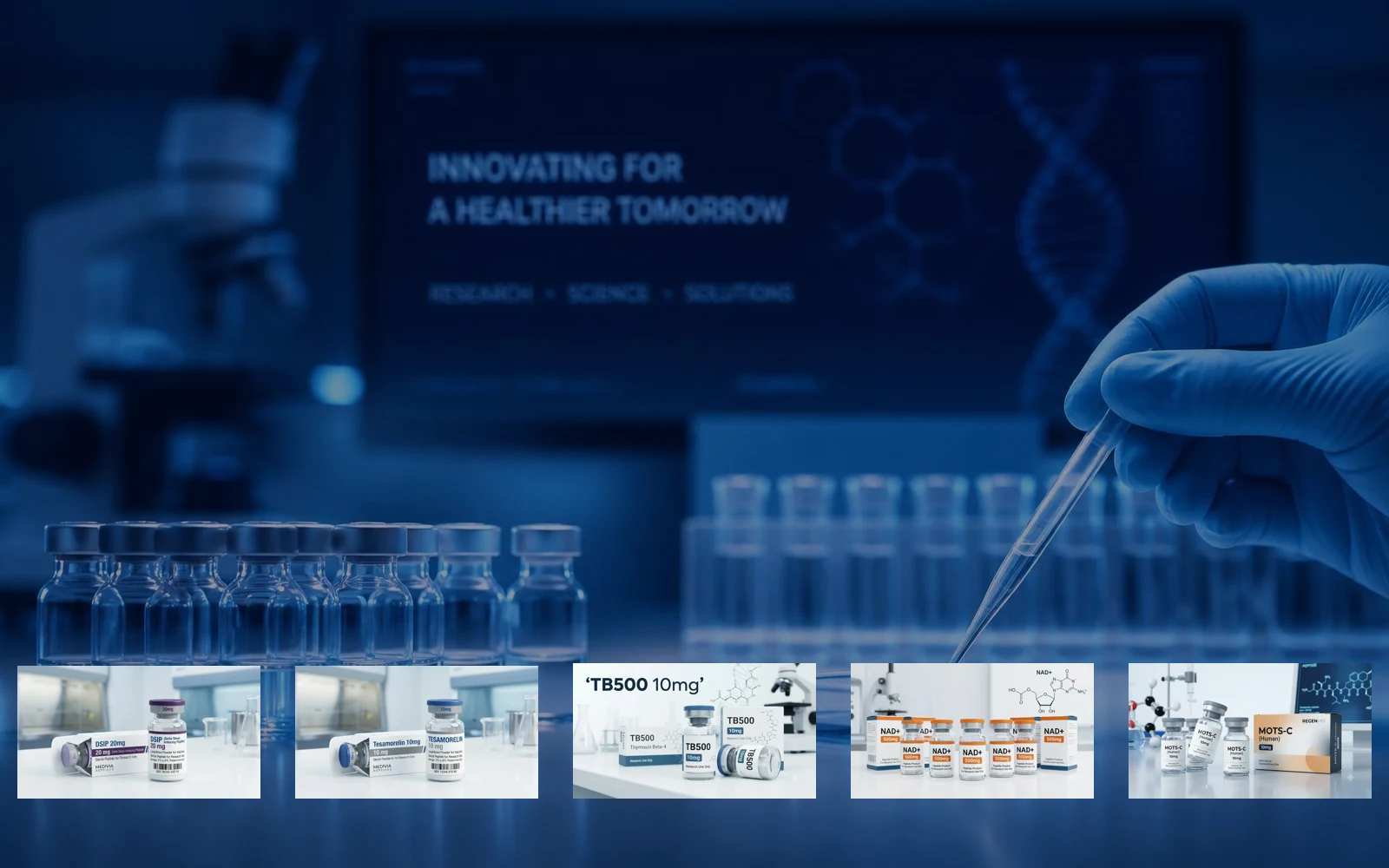 Motek Peptides research materials